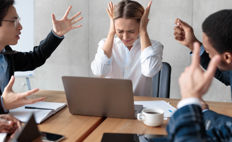Conflict in team meeting