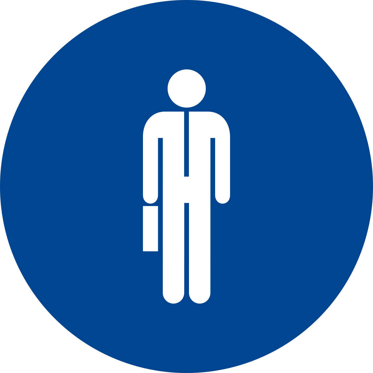 Businessman with briefcase